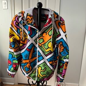 Members Only Multicolor Graphic Jacket